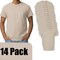 Gildan Men's Ultra Cotton Short Sleeve T-Shirt, Adult Sand Color Craft Bundle for DIY Printing, S–5XL